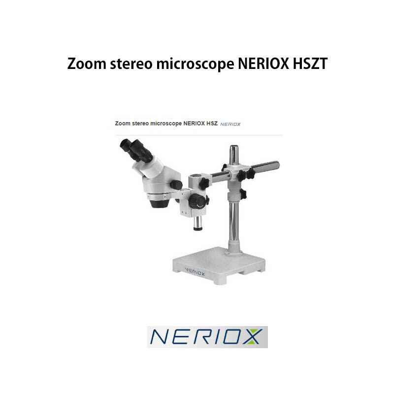 스위스 줌 스테레오 현미경 NERIOX HSZT 스위블 암 스탠드 및 삼안경 튜브 포함
