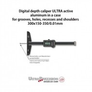 독일 ULTRA (홈,구멍,오목한 부분을 위한) 깊이 측정 디지털 캘리퍼스 300/150